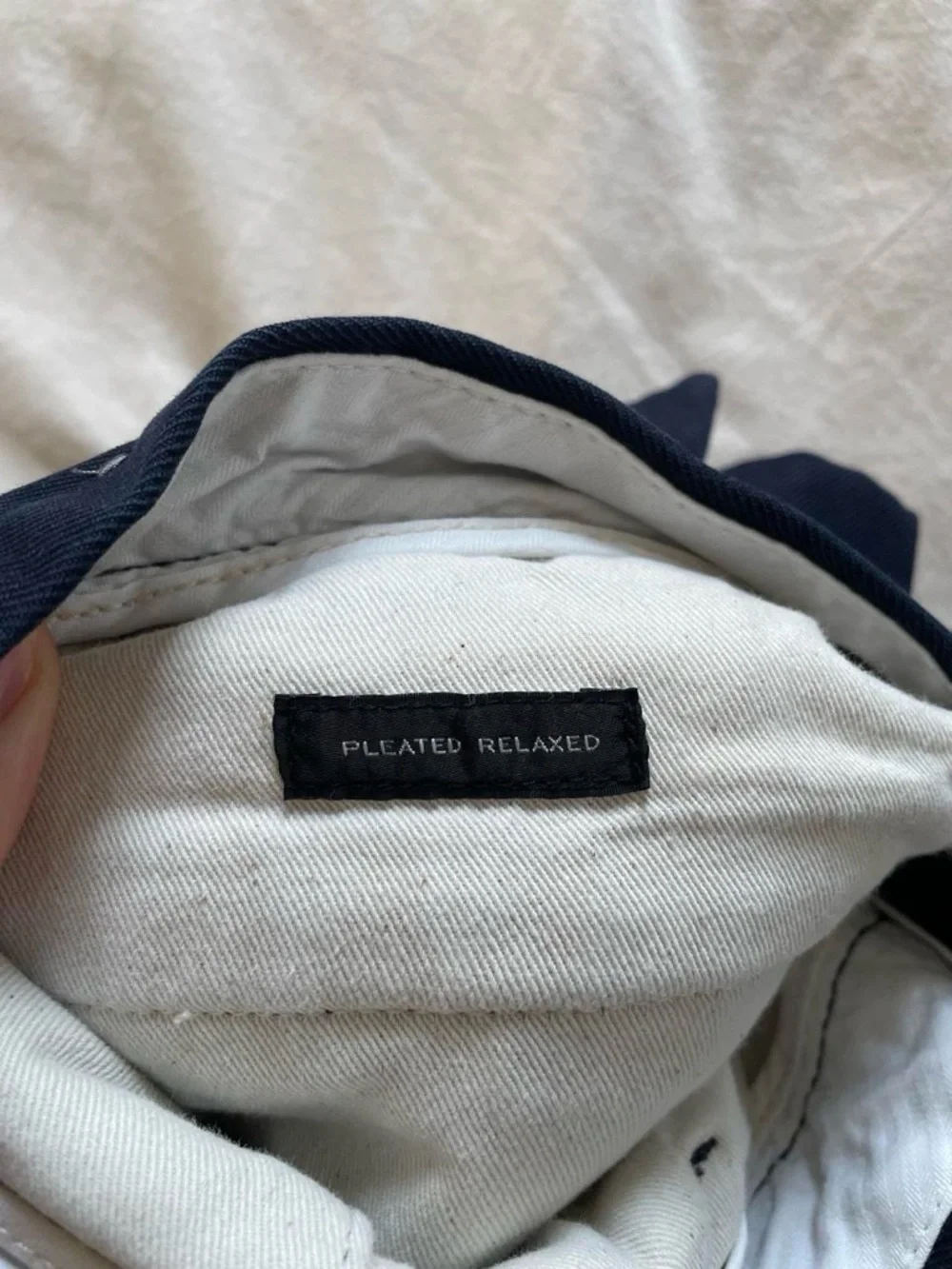J. Crew Navy Blue Cotton Chinos